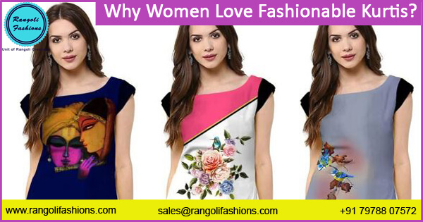 Women Love Fashionable Kurtis 01