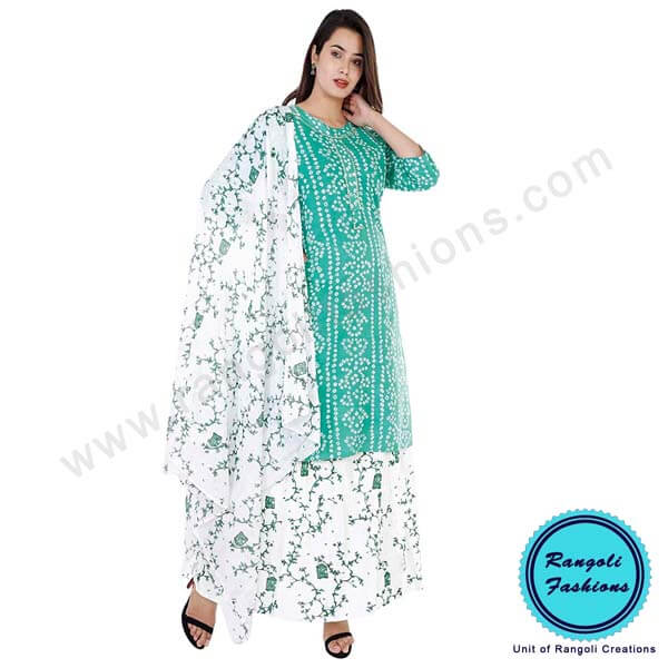 Sky Blue Skirt Kurti
